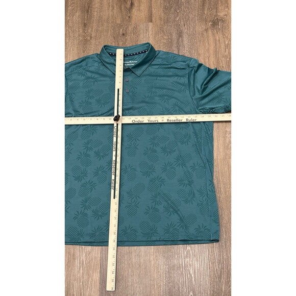 Tommy Bahama Island Zone Polo Shirt Mens XXL Pineapple Performance Golf Stretch - Picture 4 of 9